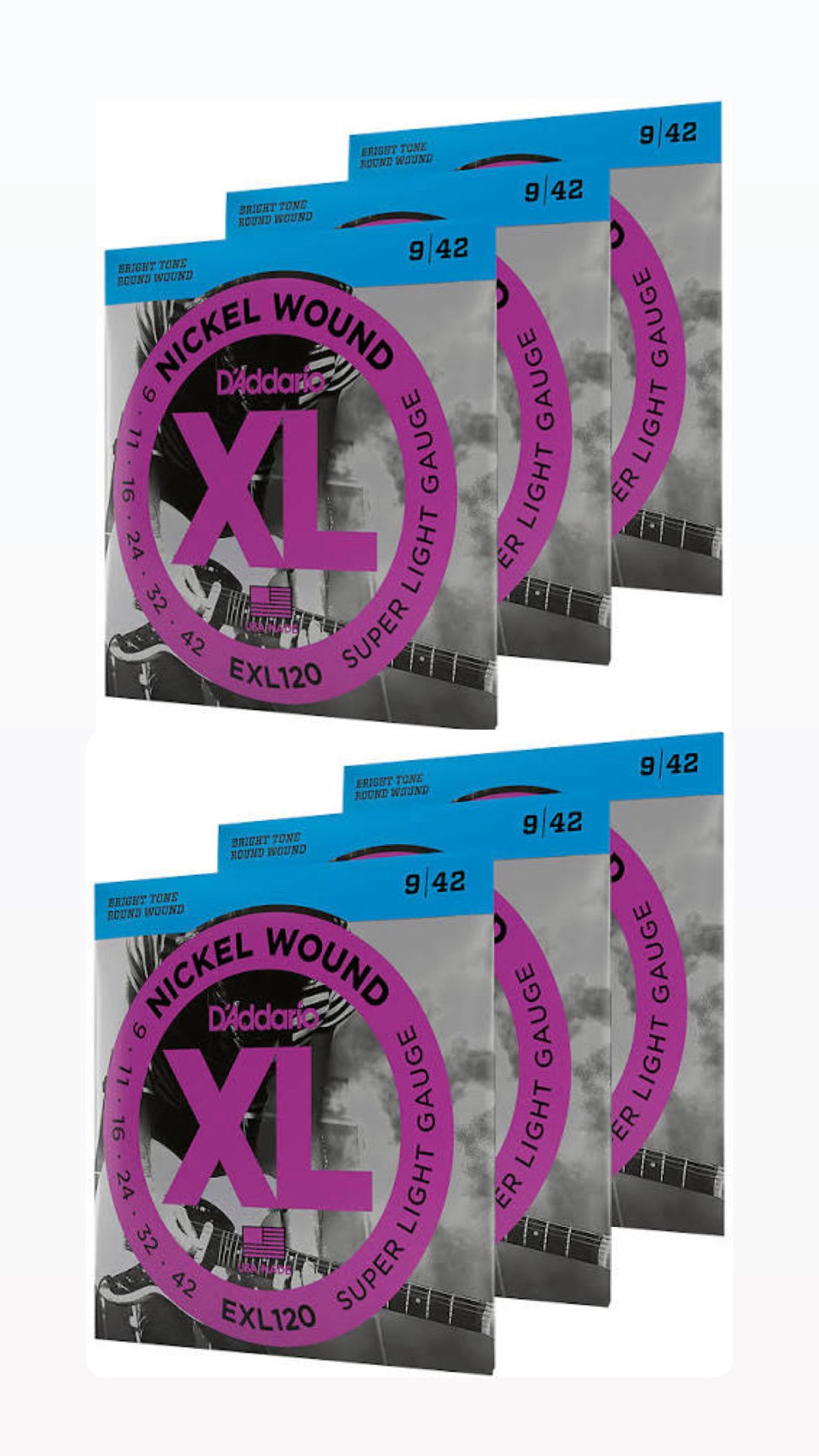 D’Addario EXL120® Electric Guitar Strings (9-42) D’Addario EXL120® Electric Guitar Strings (9-42)