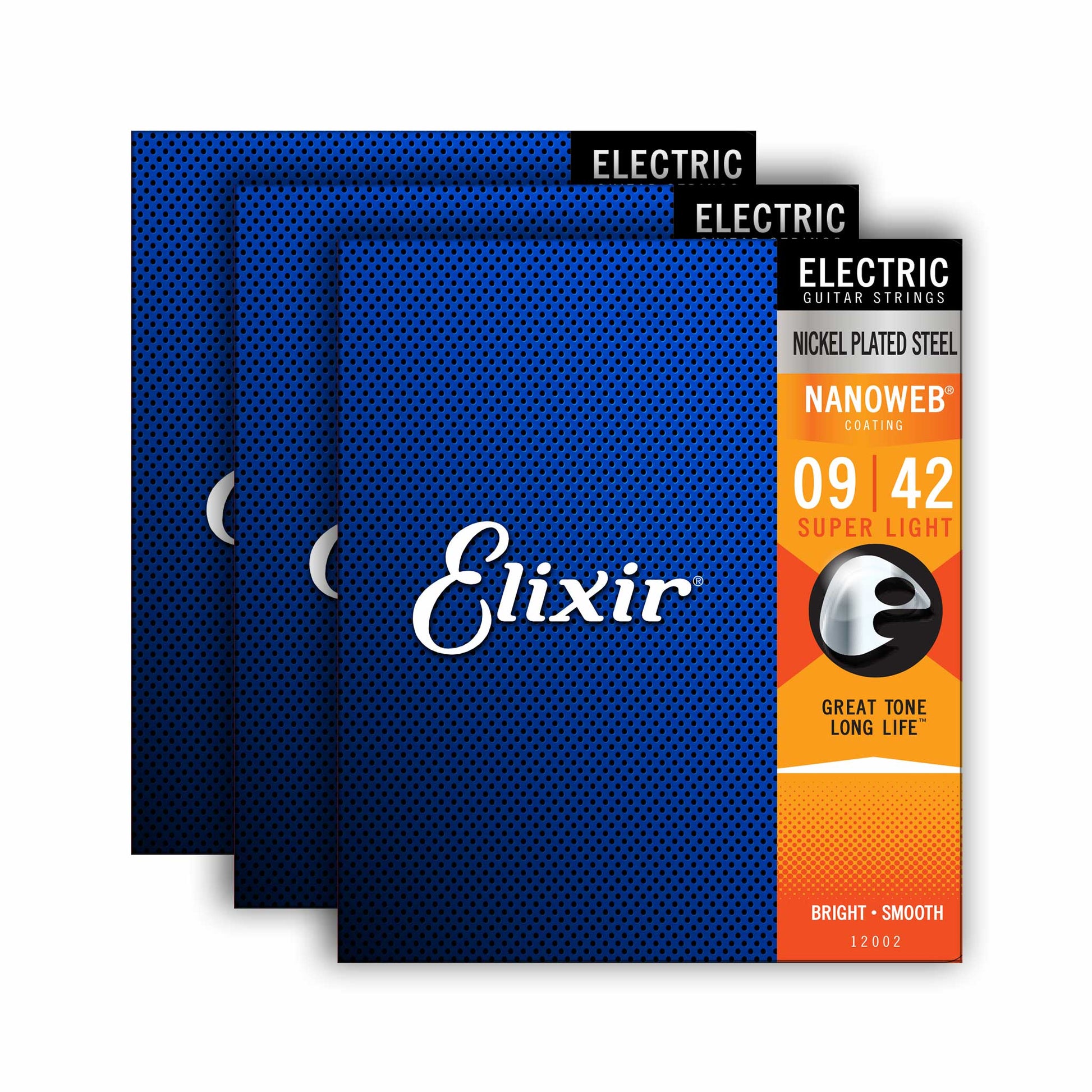 Elixir Optiweb® Nickel Plated Steel Electric Guitar Strings (9-42) Elixir Optiweb® Nickel Plated Steel Electric Guitar Strings (9-42)
