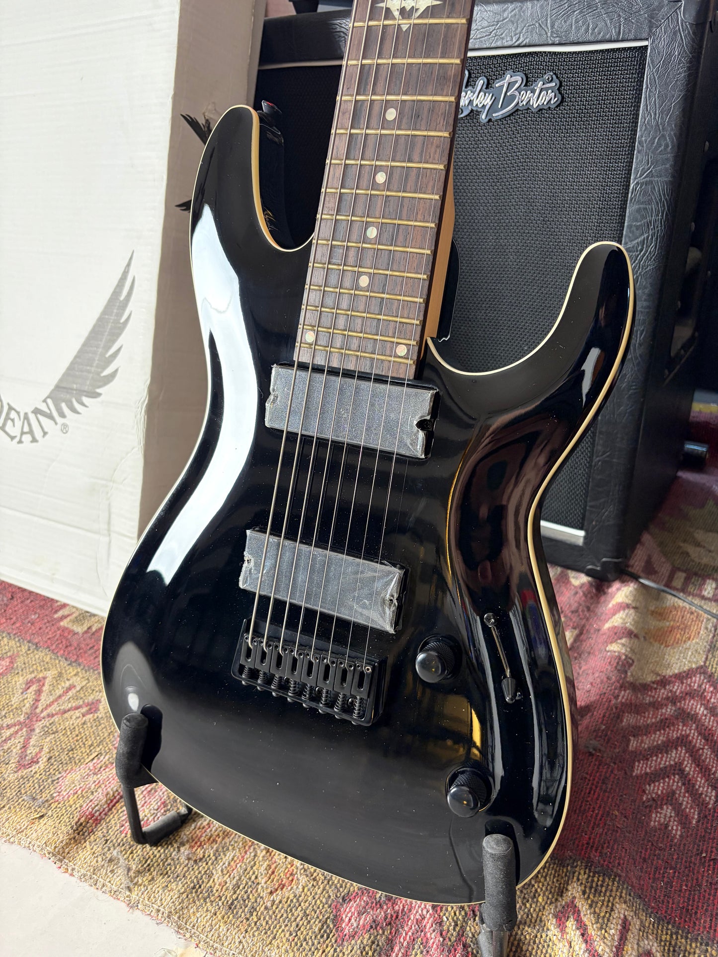 * Brand New * Dean Custom 850X 8-String Electric Guitar