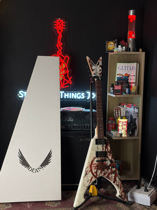 * Brand New * Dean Michael Amott Tyrant X Splatter Electric Guitar