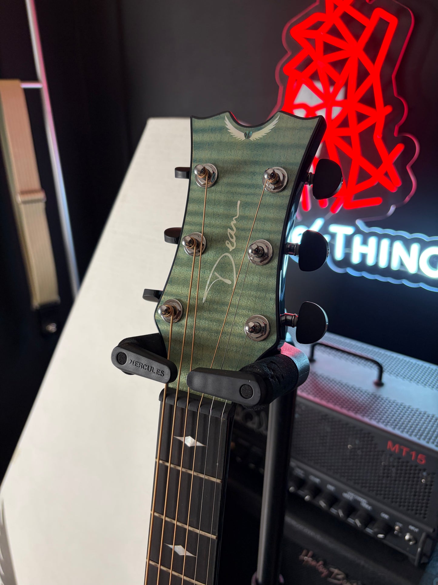 * Brand new * Dean EXFM FD Exhibition Flame Maple Acoustic-Electric Guitar