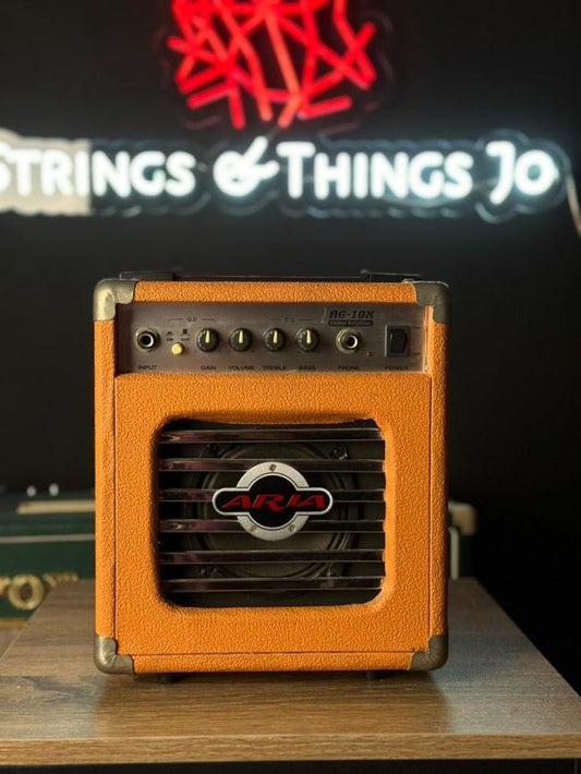 Aria AG-10X Carbon Electric Guitar Amplifier Orange