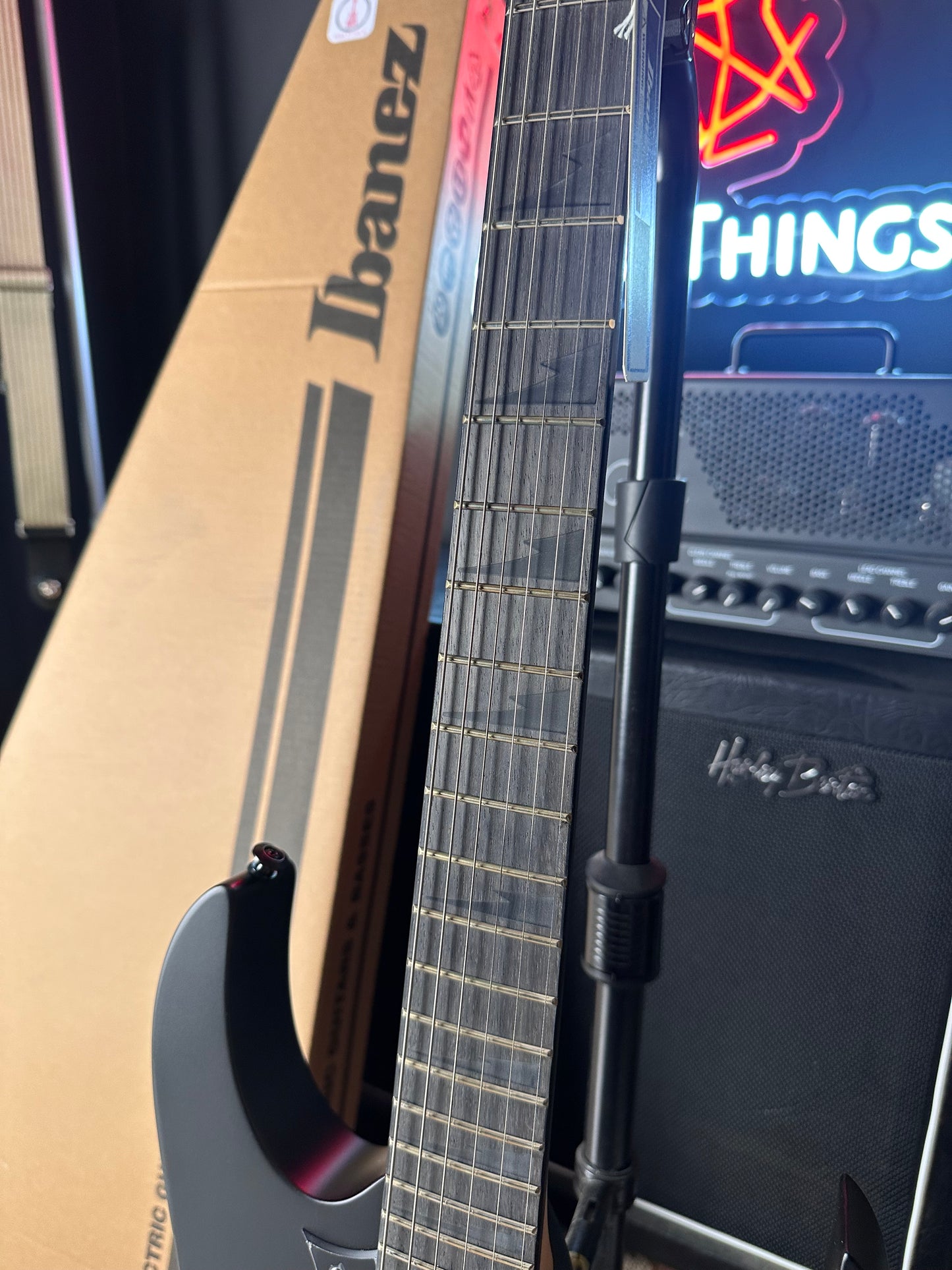 * Brand New * Ibanez GRGR131EX Black Flat Electric Guitar