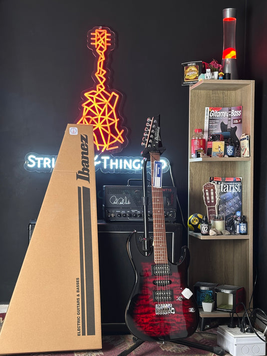 * Brand New * Ibanez GRX70QA TRB Electric Guitar