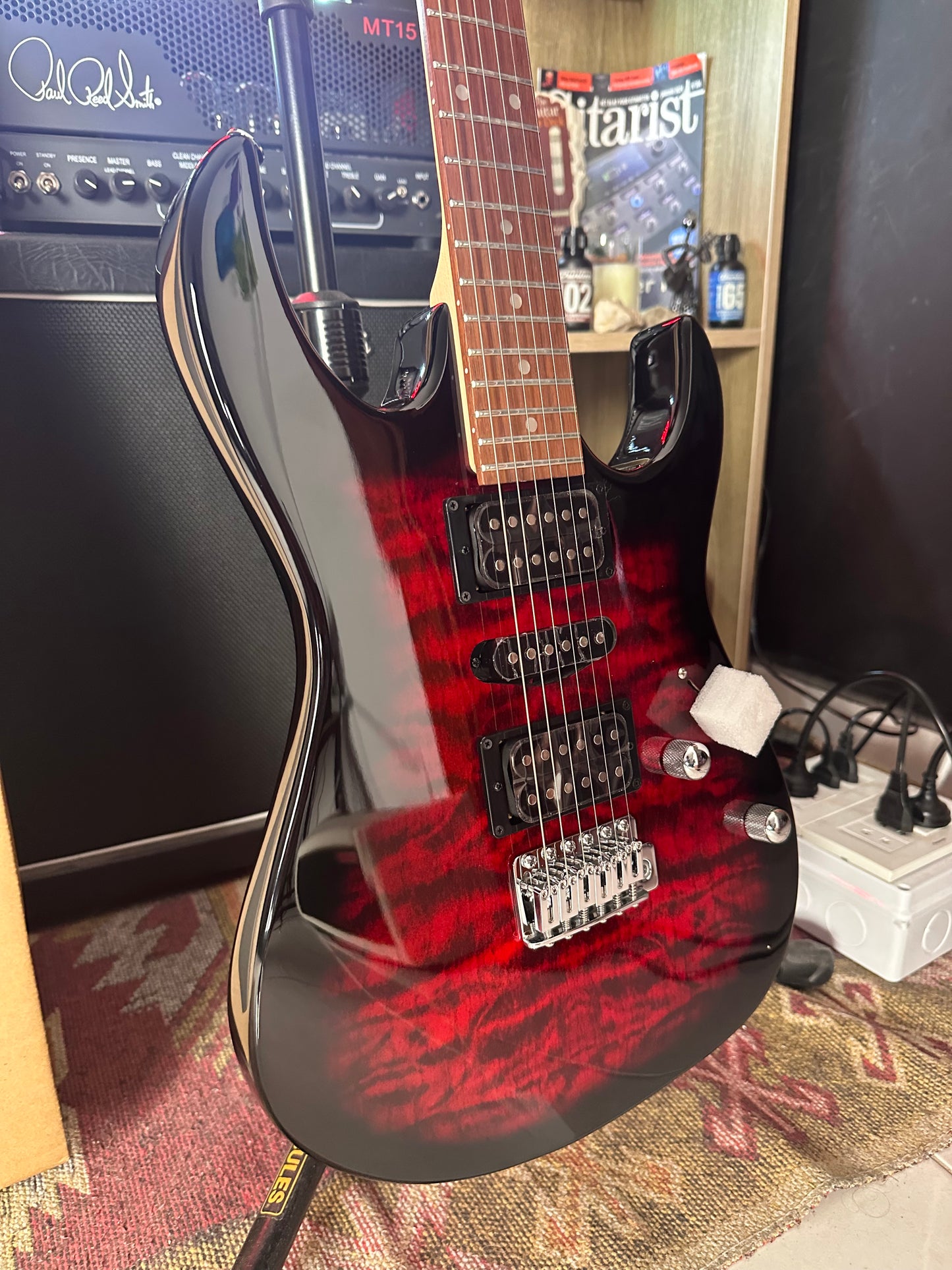 * Brand New * Ibanez GRX70QA TRB Electric Guitar