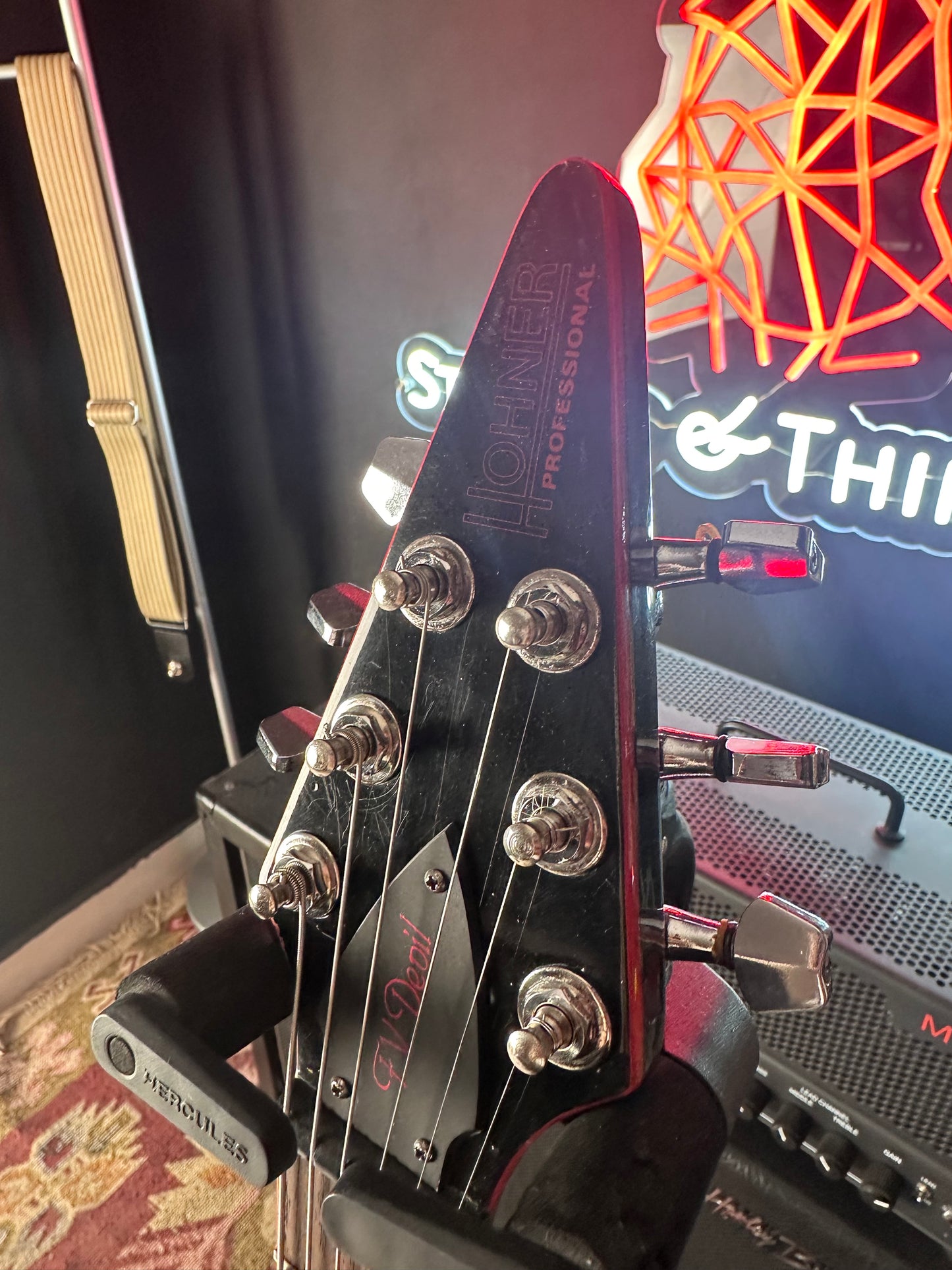 Hohner FV Devil Flying V Electric Guitar