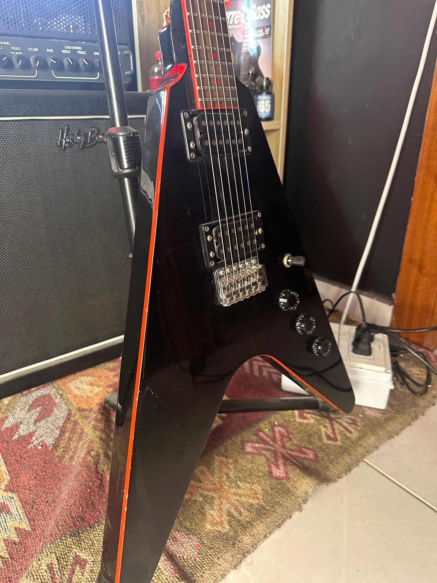 Hohner FV Devil Flying V Electric Guitar
