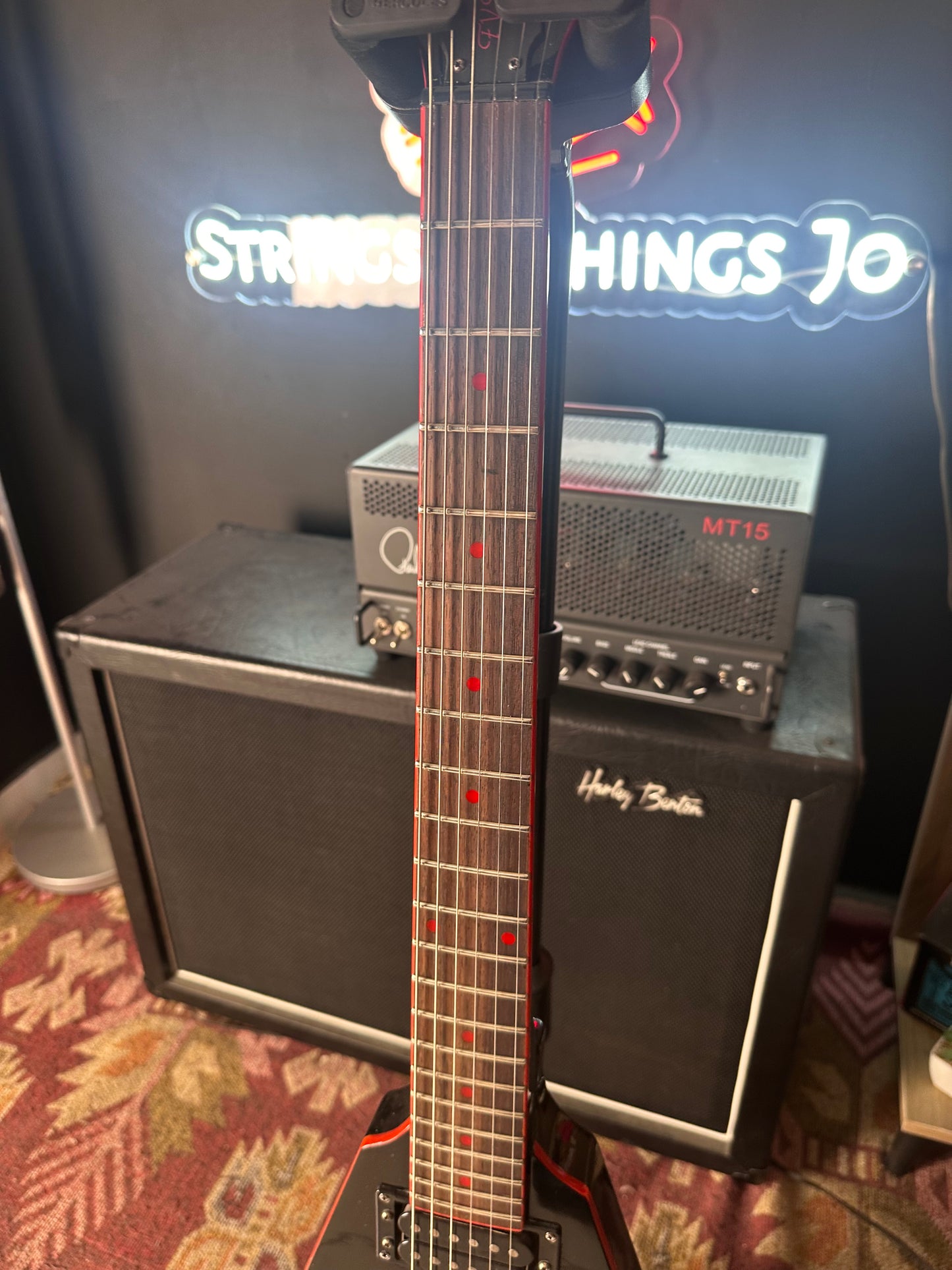 Hohner FV Devil Flying V Electric Guitar