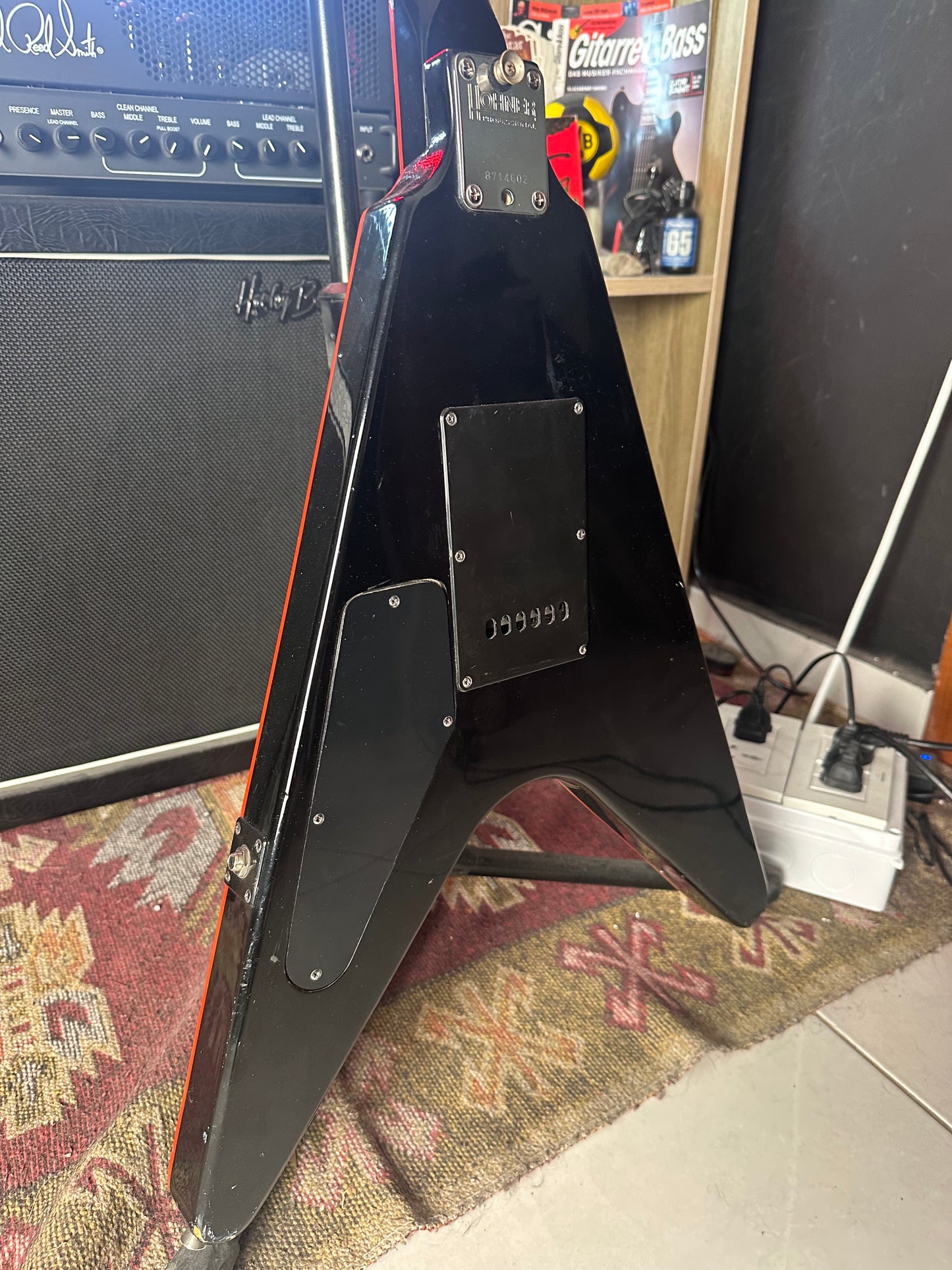 Hohner FV Devil Flying V Electric Guitar