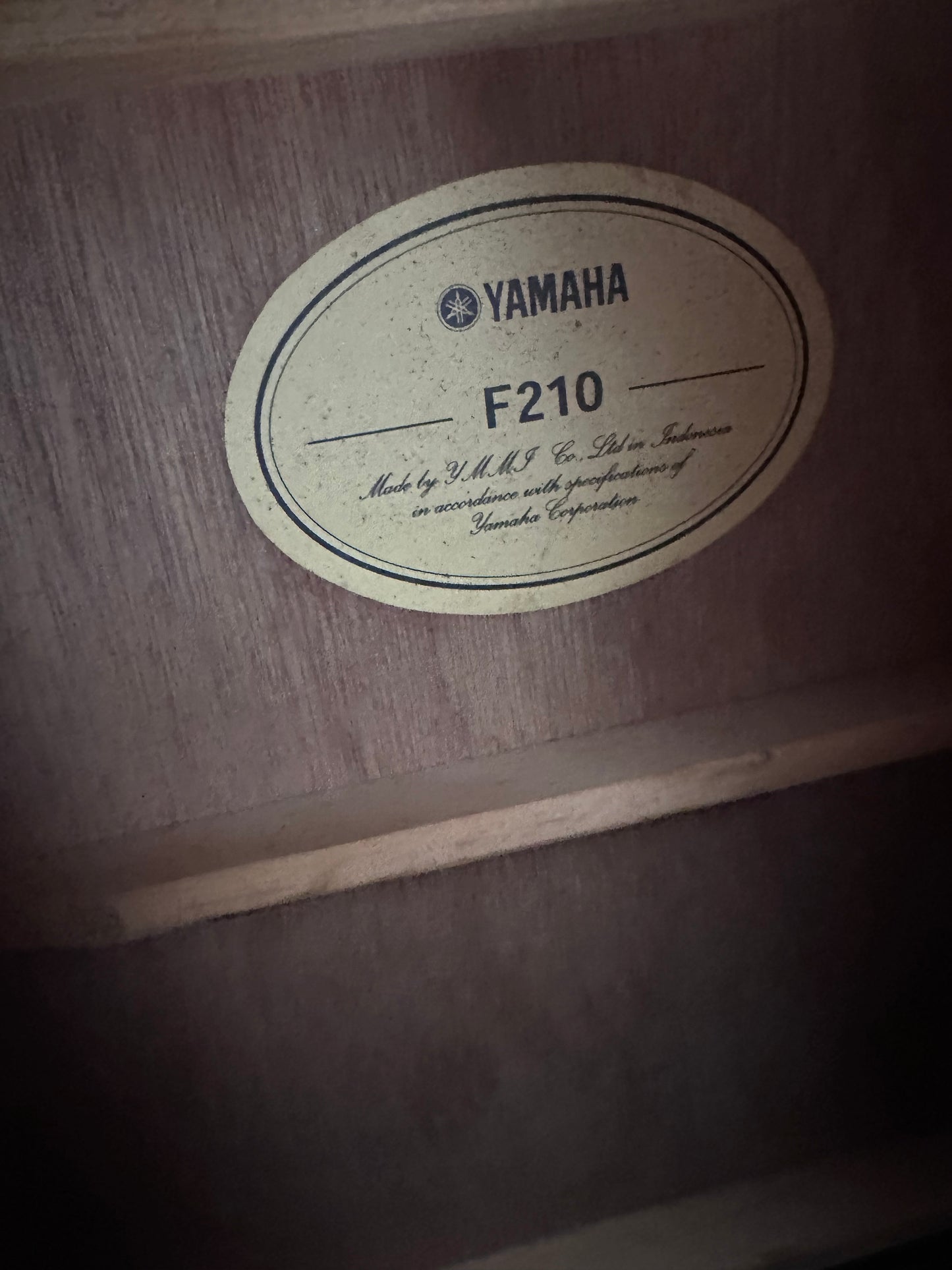 Yamaha F210 Acoustic Electric Guitar
