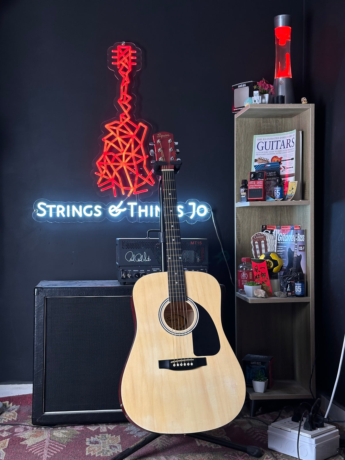 Squier SA-150 Natural acoustic guitar