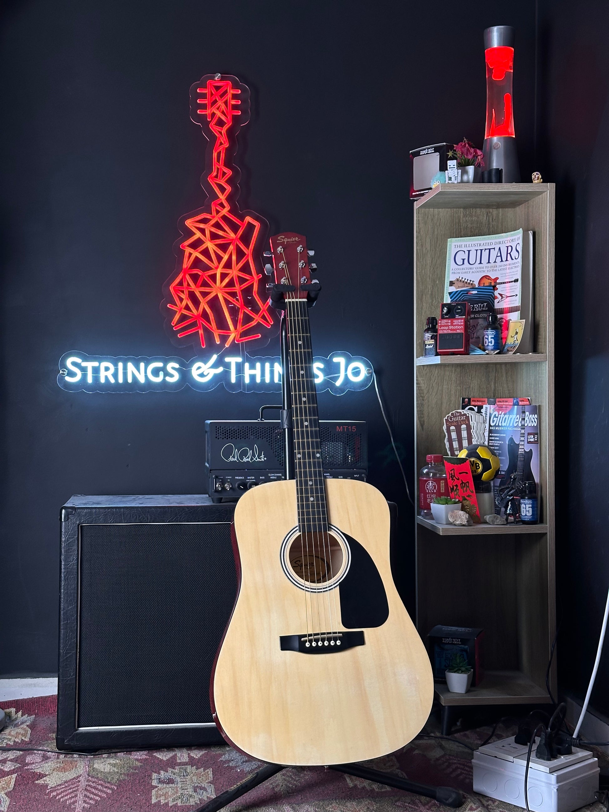 Squier SA-150 Natural acoustic guitar