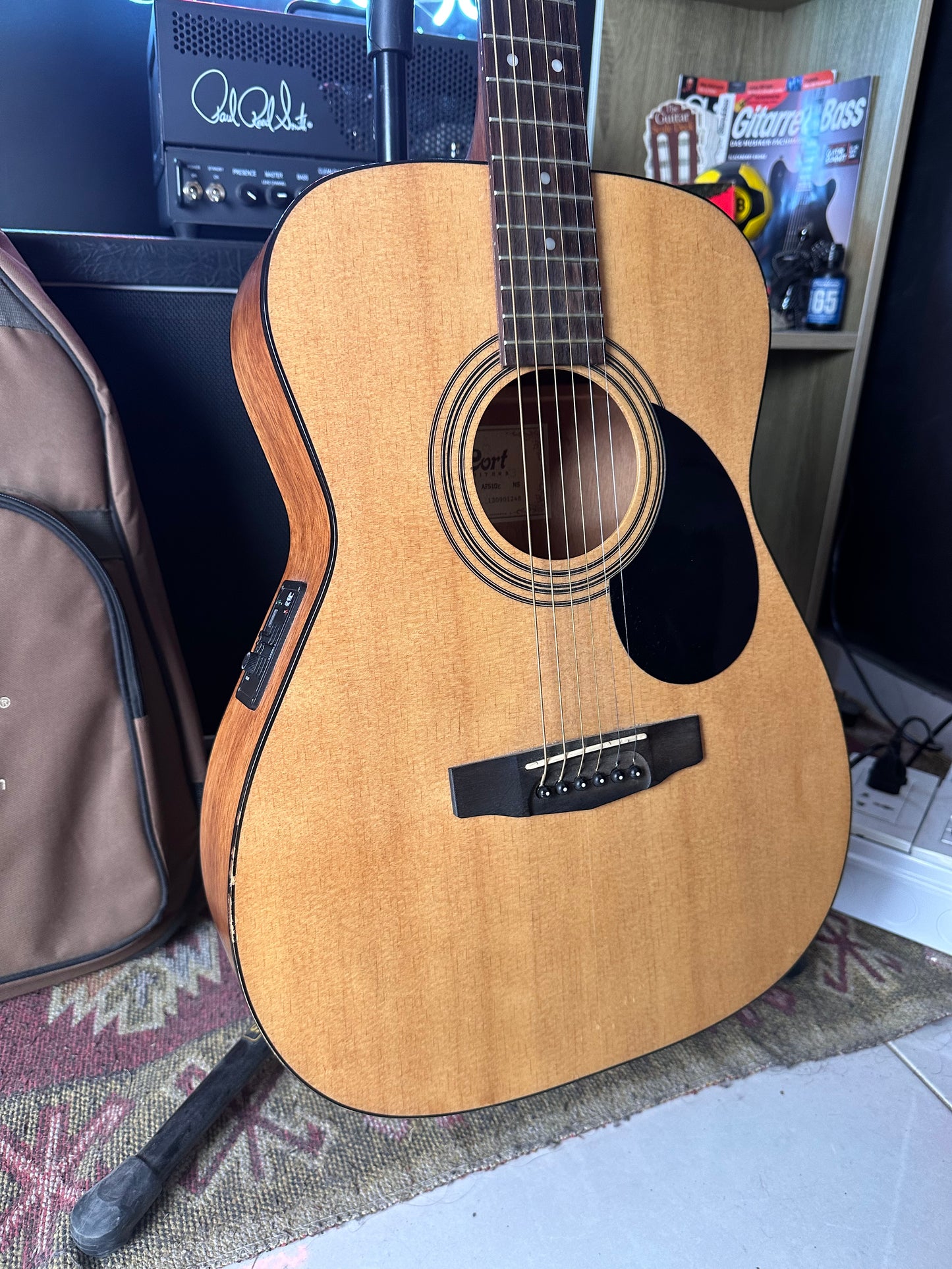 Cort AF510ENS Acoustic Electric Guitar