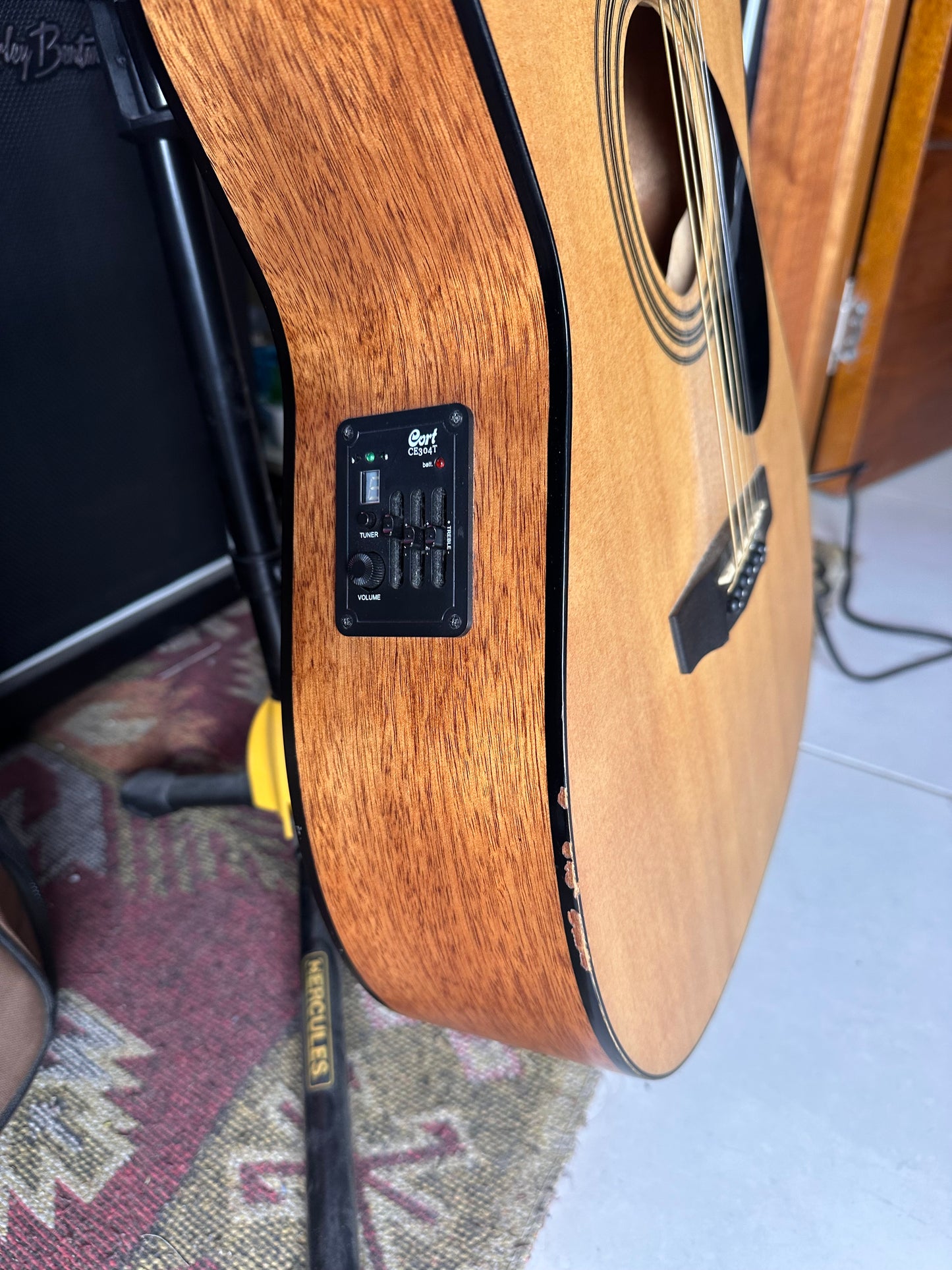 Cort AF510ENS Acoustic Electric Guitar