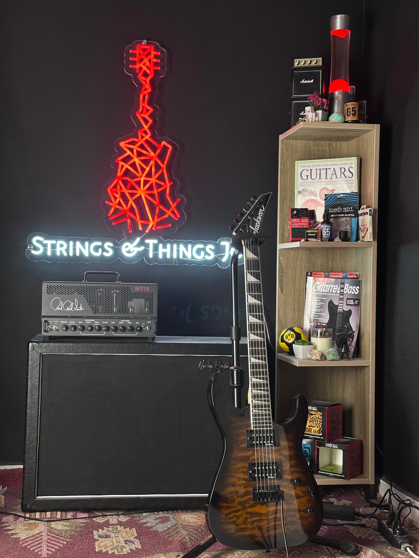 Jackson JS Series Dinky JS20 DKQ 2PT TR Tobacco Burst Electric Guitar