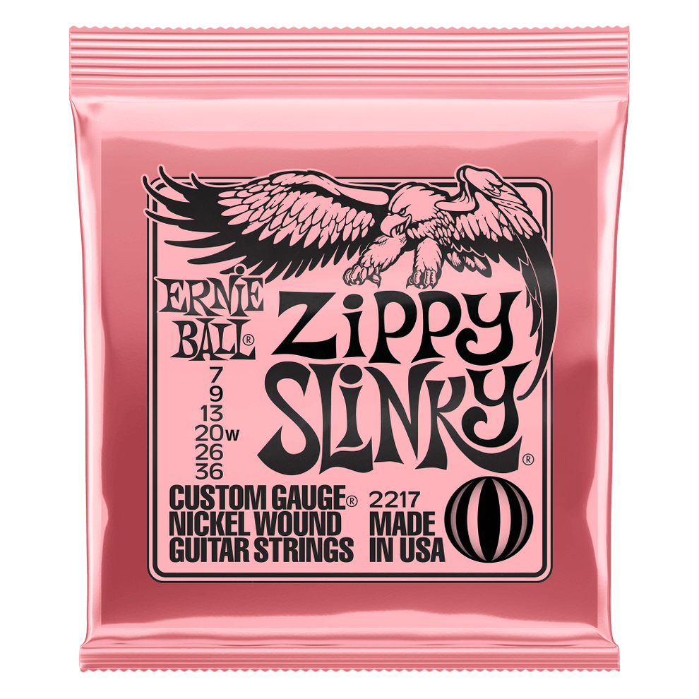 Ernie Ball Zippy Slinky® Electric Guitar Strings (7-36) – Strings ...