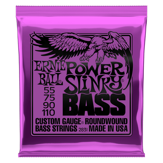 Ernie Ball Power Slinky® Bass Strings (55‑110)