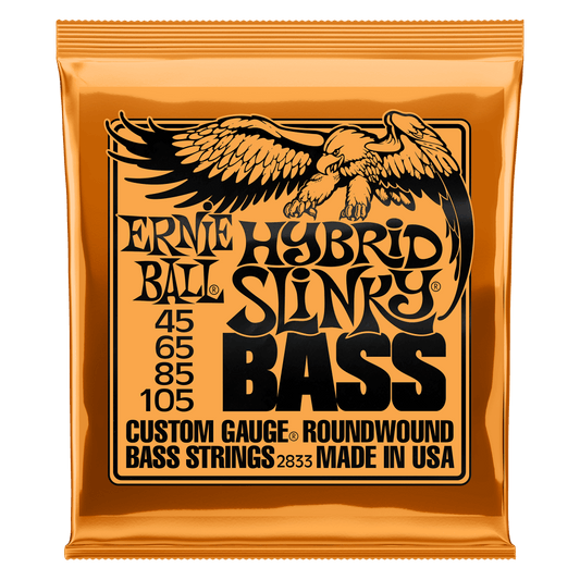 Ernie Ball Hybrid Slinky Nickel Wound Electric Bass Strings (45-105)