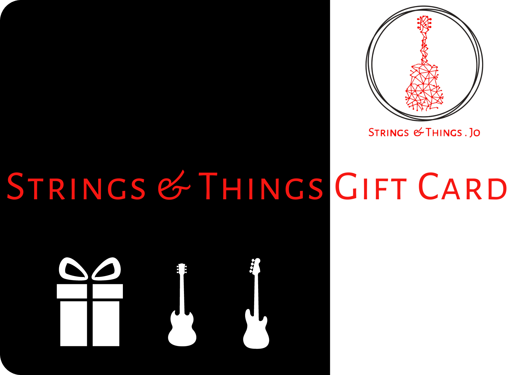 Strings & Strings Gift Card – Strings & Things Jo