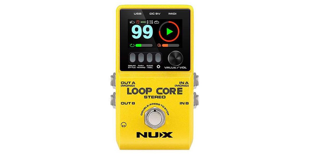 Nux stereo looper pedal/drum machine