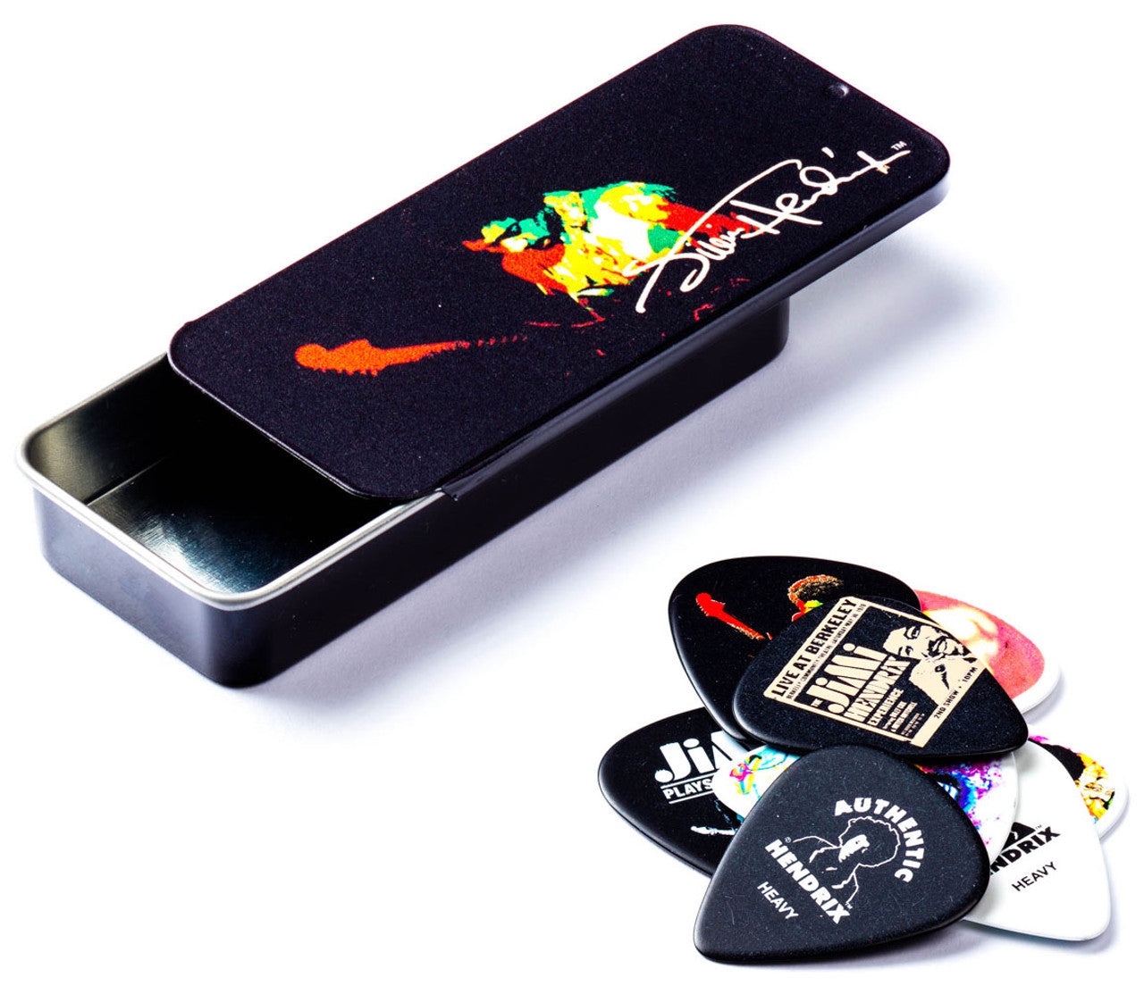 Dunlop Jimi Hendrix Collectors Picks Tin Dunlop Jimi Hendrix Collectors Picks Tin