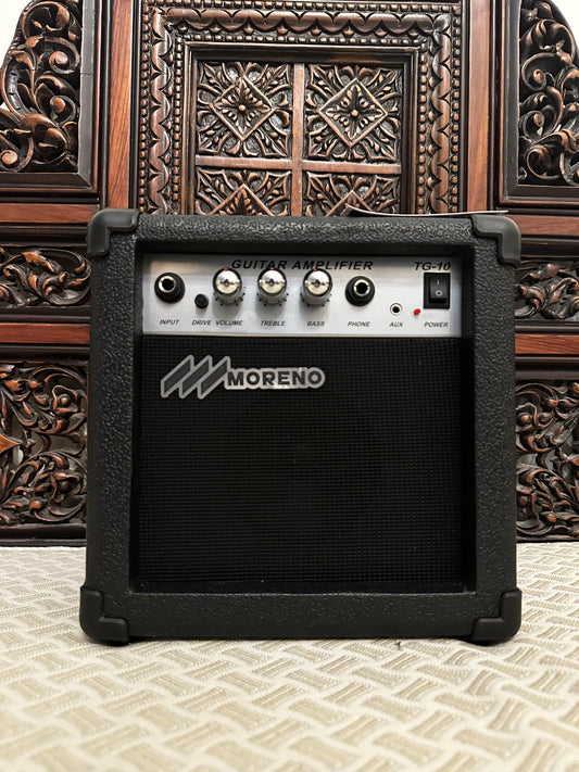 * Brand New * Moreno TG-10 electric guitar amplifier + Free Guitar Cable!