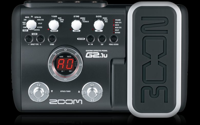 Zoom G2.1U Guitar Multi-Effects Pedal w/USB Interface