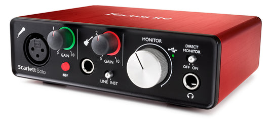 Focusrite Scarlett Solo 2nd Gen USB Audio Interface